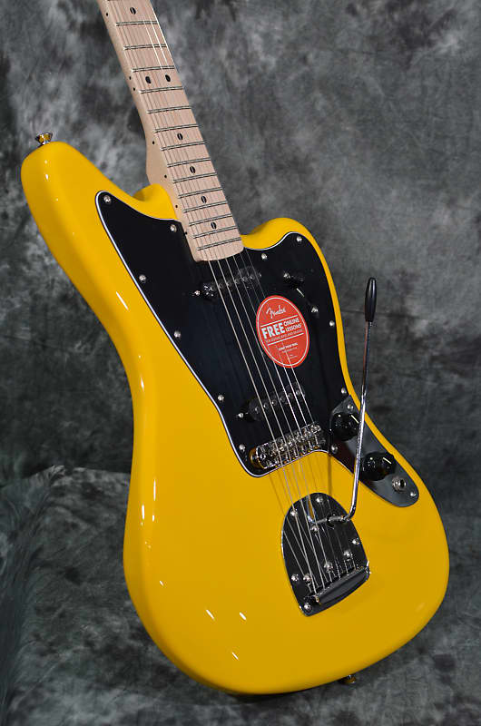 Squier FSR Affinity Jaguar Graffiti Yellow
