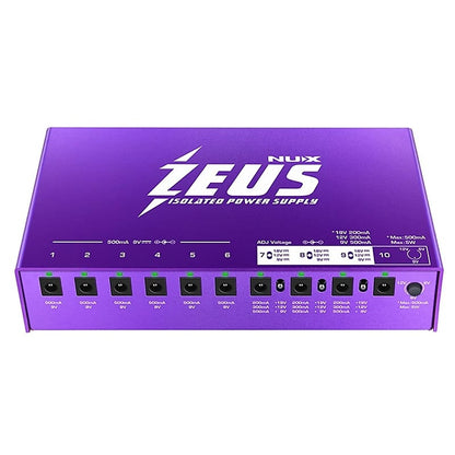 NuX Zeus Isolated Power Supply for Pedalboard