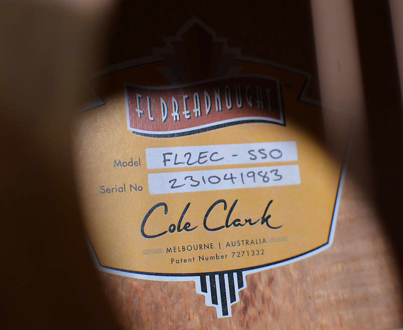 Cole Clark Fat Lady 2 AA Silky Oak Dreadnought Cutaway Dreadnought