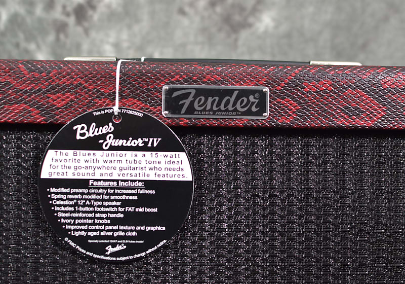 Fender FSR Blues Junior IV Red Snake Skin Limited Edition