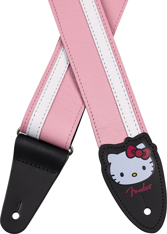 Fender Hello Kitty Pink Leather Strap