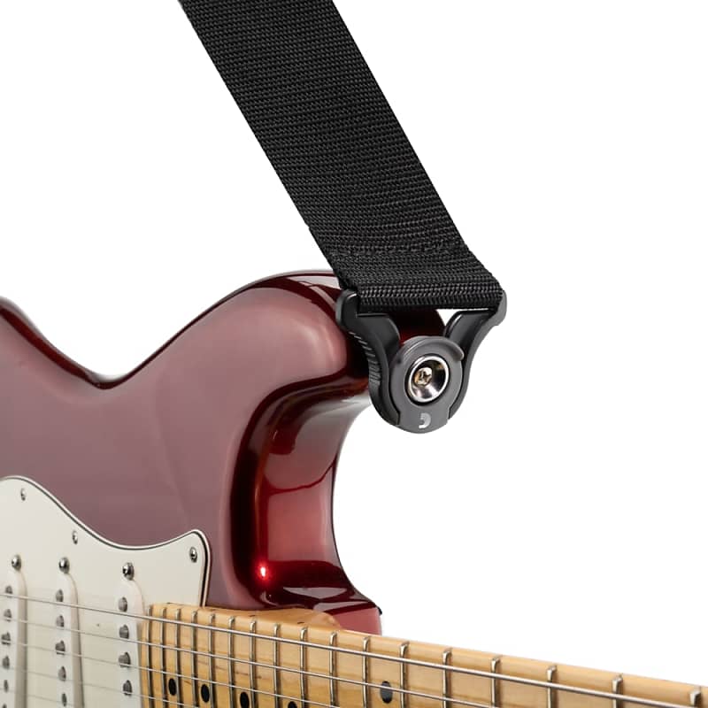 D'Addario PWSAL400 Auto Lock Guitar Strap Black