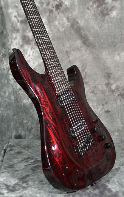 Schecter C-7 Multiscale 7-String Silver Mountain w/ OHSC