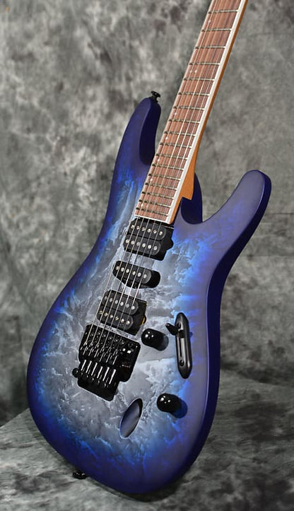 Ibanez S770 Cosmic Blue Frozen Matte