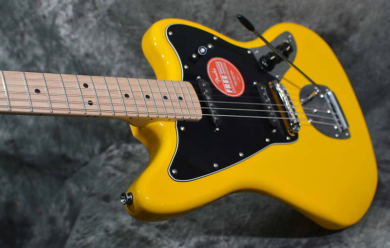 Squier FSR Affinity Jaguar Graffiti Yellow