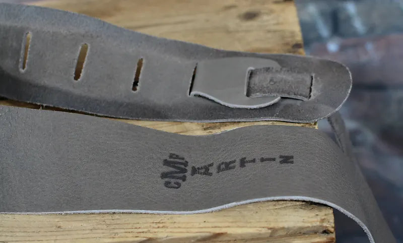 Martin Reversible Roughout Leather Strap Greyburst