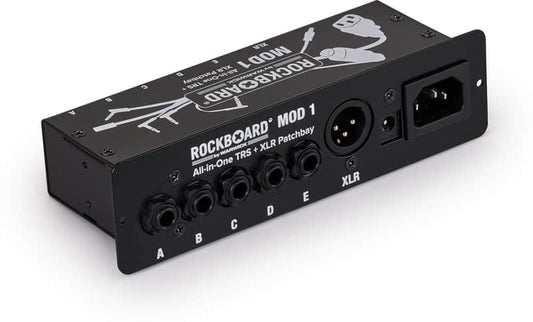 Rockboard MOD 1 V2 All in One Pedalboard Patchbay TRS + XLR