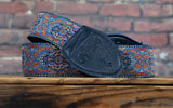 Martin 18A0132 Souldier Slide guitar Strap Arabesque Indigo
