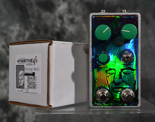 Retroactive Pedals Diving Bell Delay Echo w Faux Pitch Bending Button