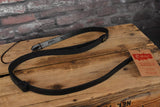 Right On Straps Classic Cufflinks Premium Leather Mandolin or Uke Strap Black