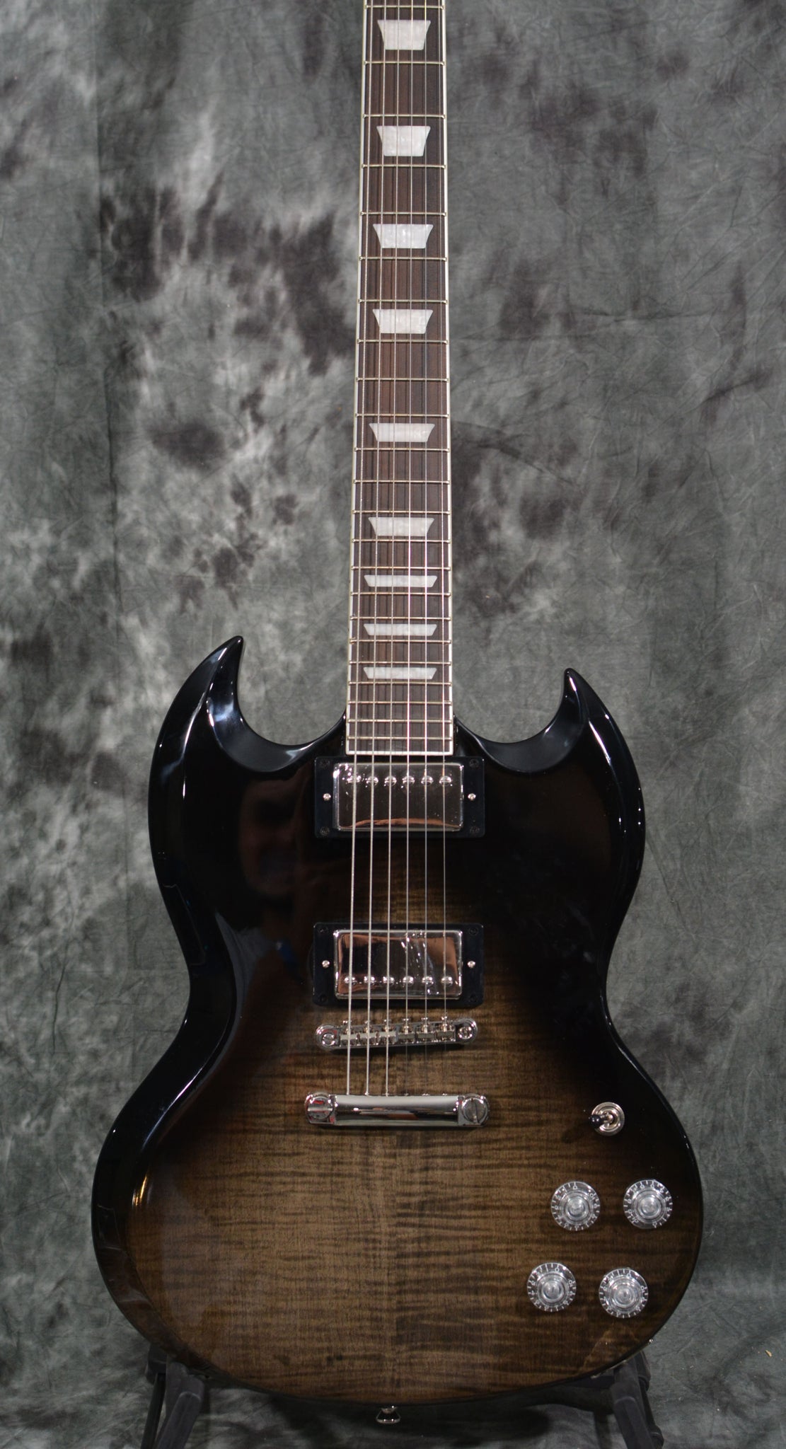 SG Modern Figured -Trans Black Fade – Mainstagemusic