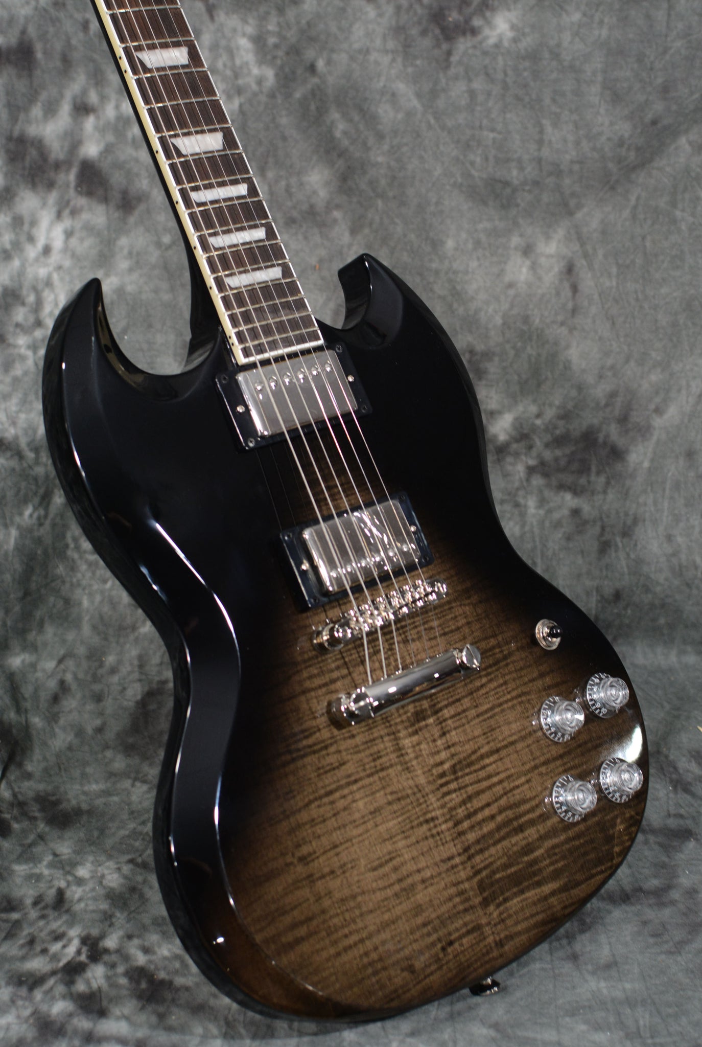 SG Modern Figured -Trans Black Fade – Mainstagemusic