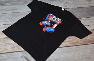 Main Stage Music Retro Vegas Style Logo Style T-Shirt Black Size S-XXL