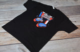 Main Stage Music Retro Vegas Style Logo Style T-Shirt Black Size S-XXL