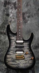Ibanez AZ47P1QM Premium Series Quilted Top Black Ice Burst