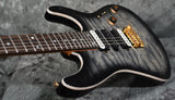 Ibanez AZ47P1QM Premium Series Quilted Top Black Ice Burst