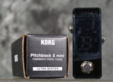 Korg Pitchblack X Mini Chromatic Pedal Tuner True Ultra Buffer