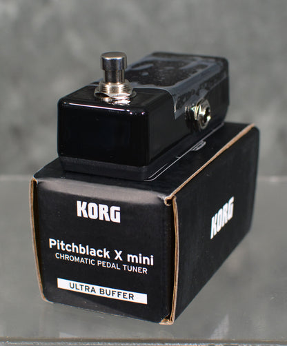 Korg Pitchblack X Mini Chromatic Pedal Tuner True Ultra Buffer