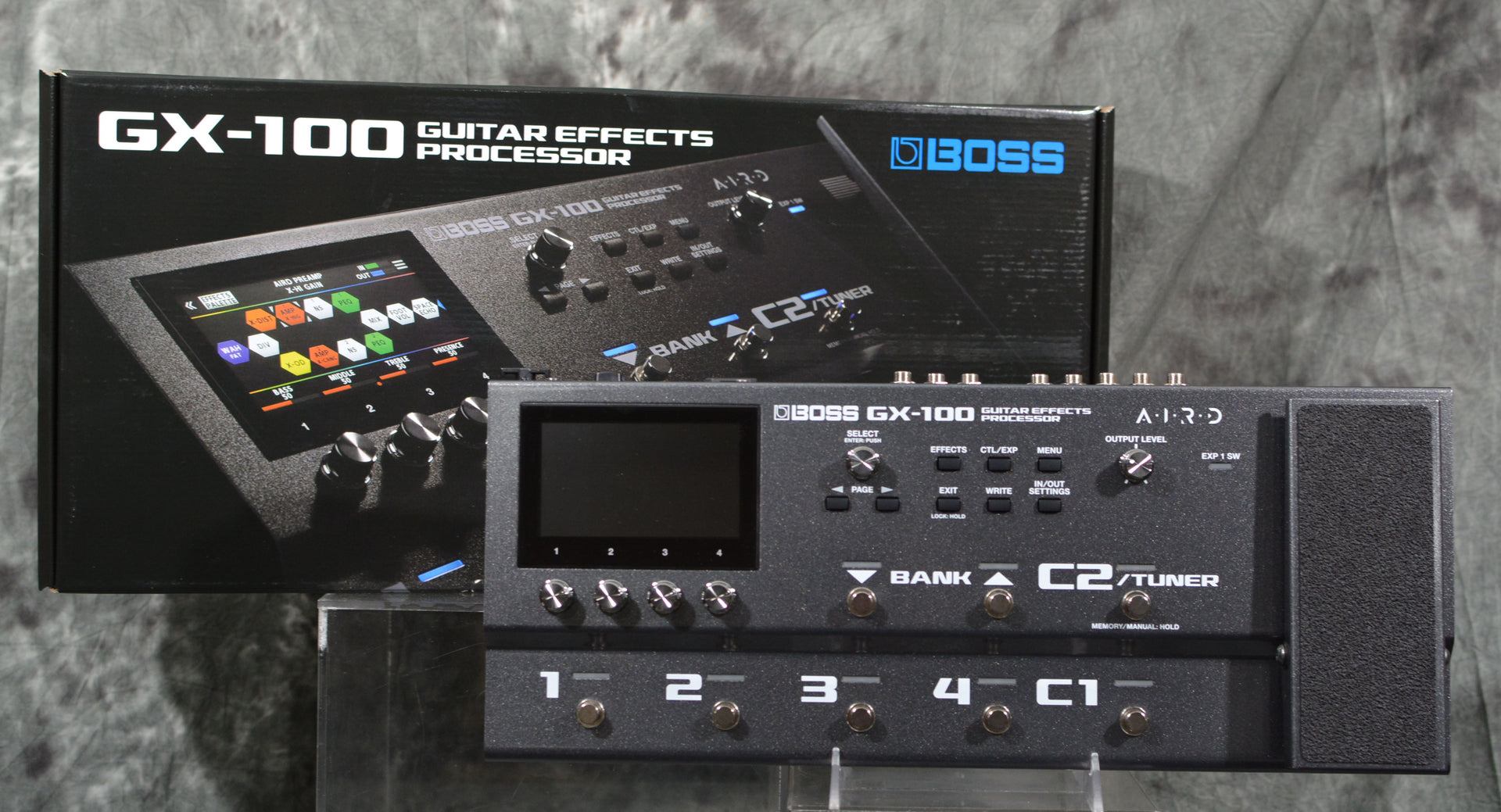 boss gx 100 expression pedal Boss GX-100 Guitar Multi-Effects Processor – Mainstagemusic