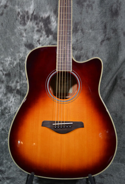 Yamaha FGC-TA Cutaway TransAcoustic Electric Sunburst