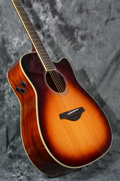 Yamaha FGC-TA Cutaway TransAcoustic Electric Sunburst