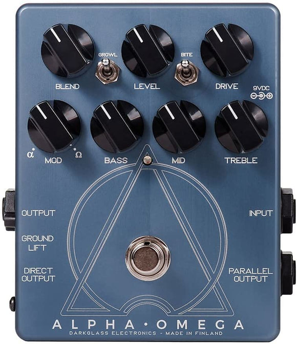 Darkglass Electronics Alpha Omega AO Active Bass Preamp DI Pedal