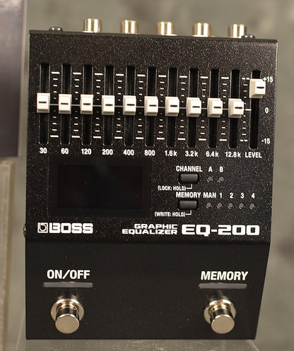 Boss EQ-200 Graphic Equalizer Pedal 10 Band Digital Memory