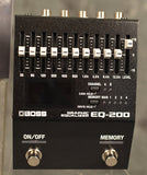 Boss EQ-200 Graphic Equalizer Pedal 10 Band Digital Memory
