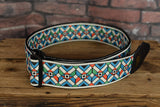 Ernie Ball Polypro Deluxe Jacquard Guitar Strap Kaleidoscope Blue