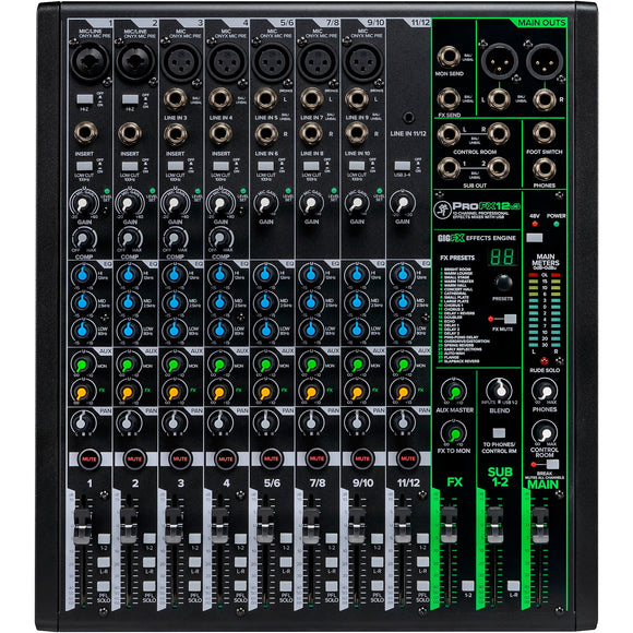 Mackie ProFX12v3 12-Channel Professional USB Mixer