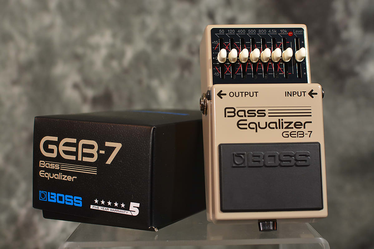 Boss GEB-7 Bass Equalizer Pedal EQ