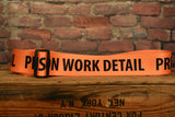Henry Heller HSUB2-55 Retro Color Orange Prison Work Detail Guitar Strap