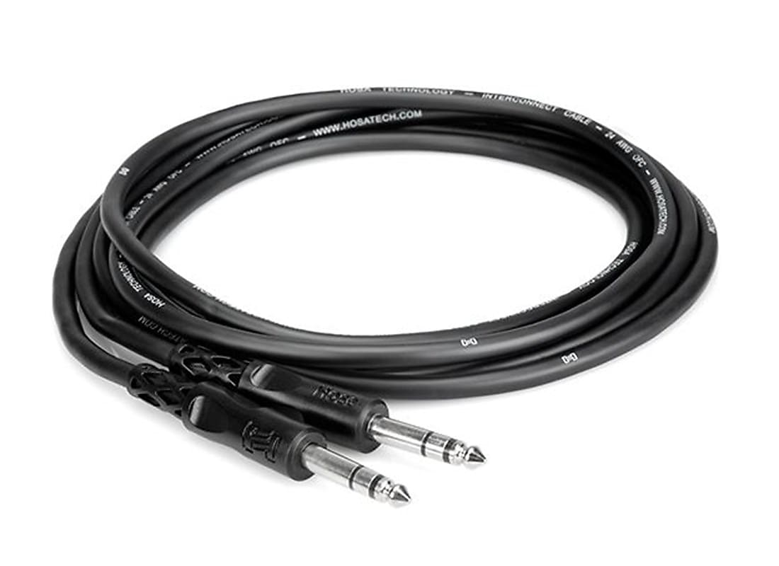 Hosa Technology CSS-110 Balanced Interconnect 1/4 in TRS to Same