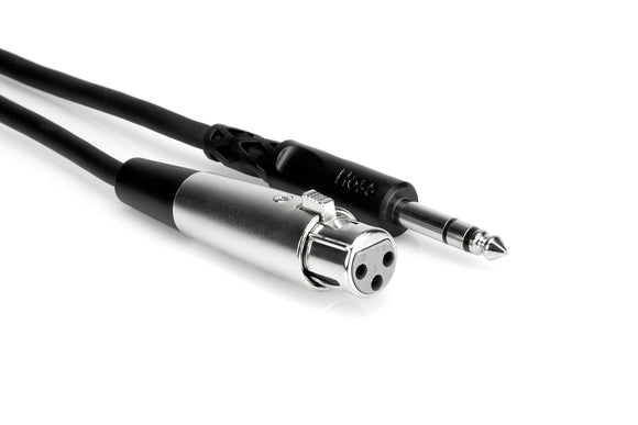 Hosa Technology STX-105F Balanced Interconnect XLR3F to 1/4 in TRS