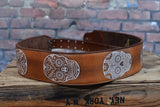 Right On Straps Leathercraft Series Sugar Skull Woody
