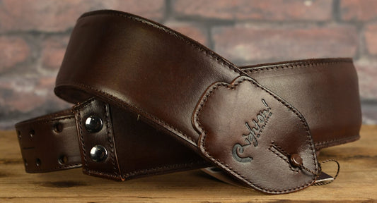 Right On! Straps Leathercraft Vintage Brown Strap