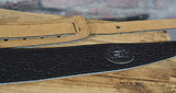 Levy's M317LV-BLK 2-1/2" Pebbled Veg-Tan Leather Strap