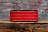 Levy's MRE1CAR-RED 2.5" Stitched Canvas Guitar Strap - Red