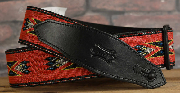 Levy's MSSN80-RED Southwest Jacquard Weave Strap