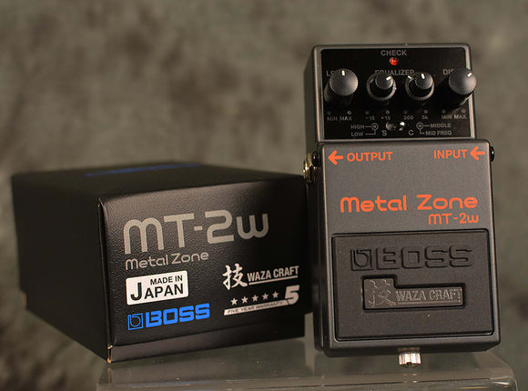 Boss MT-2w Metal Zone Waza Craft Distortion Pedal