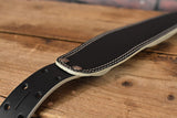 Right On Straps Magic Collection Master Key Plus Black Leather Premium Guitar strap