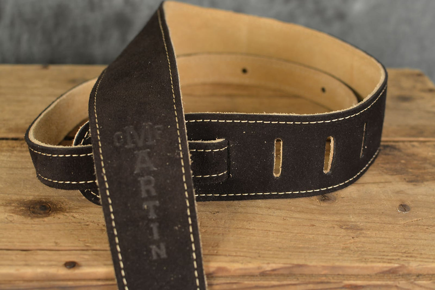Martin Brown Suede Guitar Strap 180017