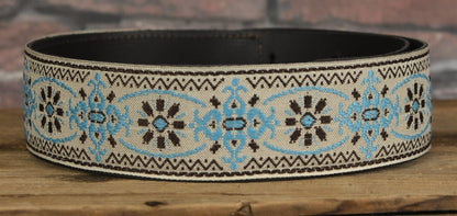 Martin Vintage Retro Woven Jaquard Strap -Blue 18A0084