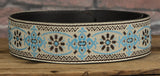 Martin Vintage Retro Woven Jaquard Strap -Blue