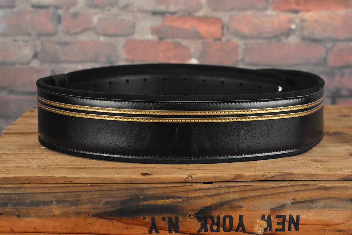 Right On Straps Mojo Collection Race Black Gold JPS John Player Special Vegan Premium Guitar Strap