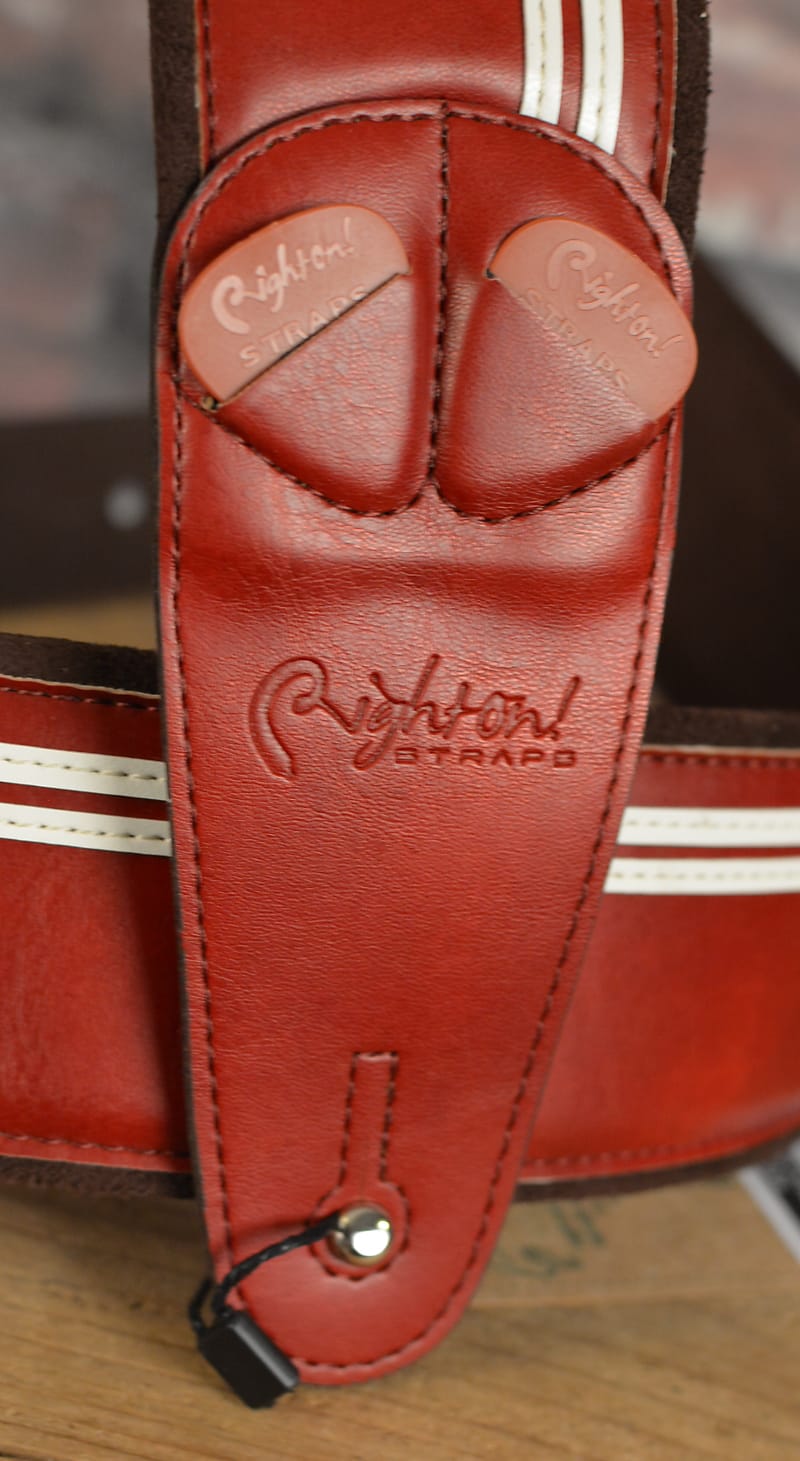 Right On Straps Mojo Collection Race Red Vegan Strap