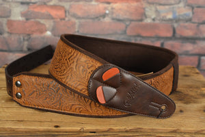Right On Straps Mojo Collection Sandokan Woody Premium Guitar Strap