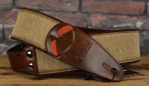 Right On Straps Mojo Series Boxeo Beige Vegan Guitar Strap