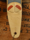 Right On Straps Mojo Series Boxeo Teal Vegan Guitar Strap