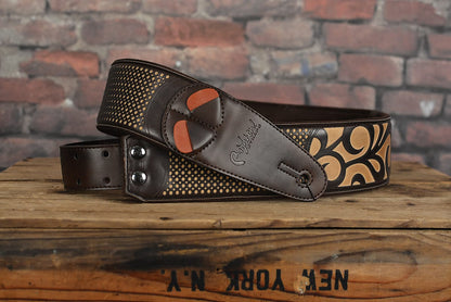 Right On Straps Mojo Series Nashville Premium Guitar Strap Beige